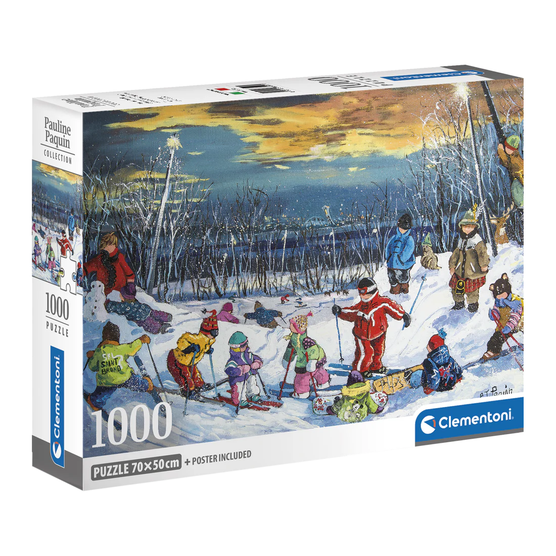 Let's go Skiing Together - Allons skier ensemble, Pauline Paquin (1000pcs)