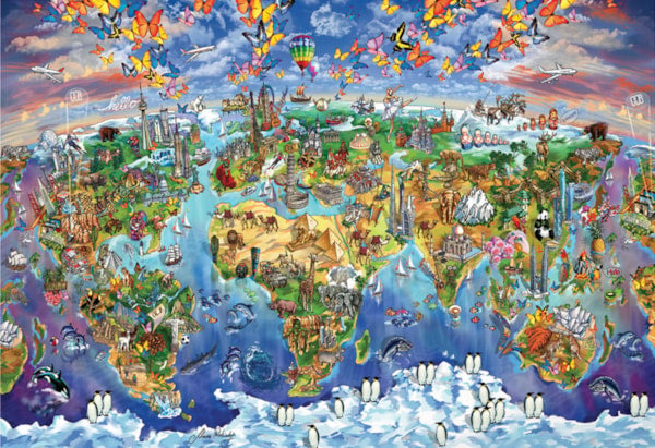 Buy World wonders, maria rabinky (5000pcs) Puzzle | Jigsaw Jungle