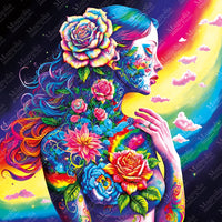 Déesse de fleurs (1023pcs)