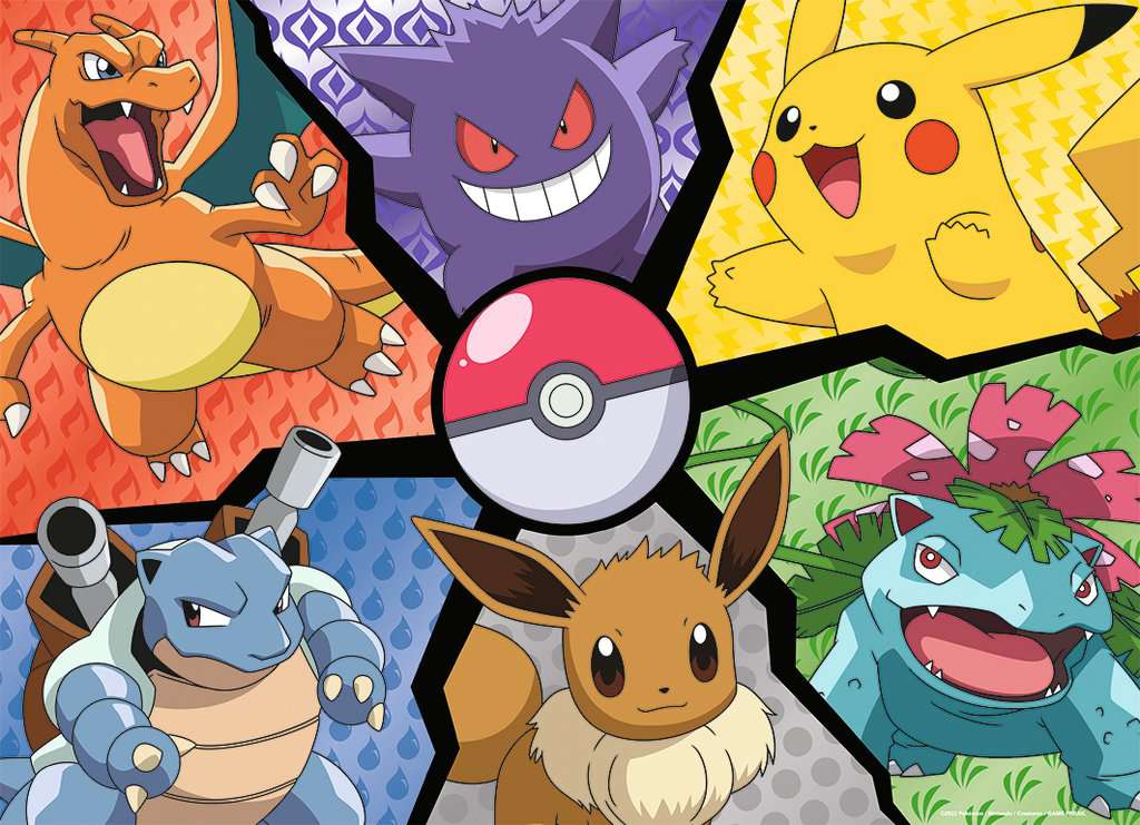 Pikachu, Evee and Company / Pikachu, Evoli ey Compagnie (100pcs)
