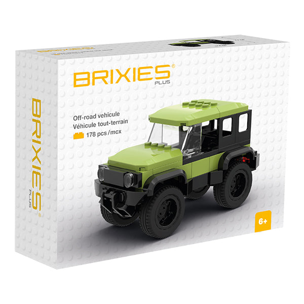 Brixies Plus - Green Off-Roader (119pcs)