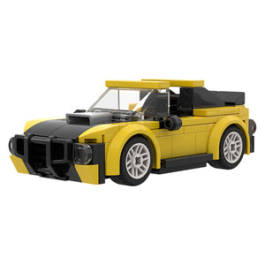 Brixies Plus - Mini Racer Jaune (135 pièces)