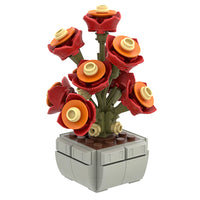 Brixies Flowers - Mini Sunset Bouquet (119pcs)