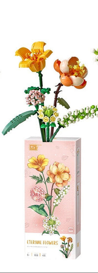 LOZ Eternal Flower - Hibiscus Lily Daisy Hydrangea (456pcs)