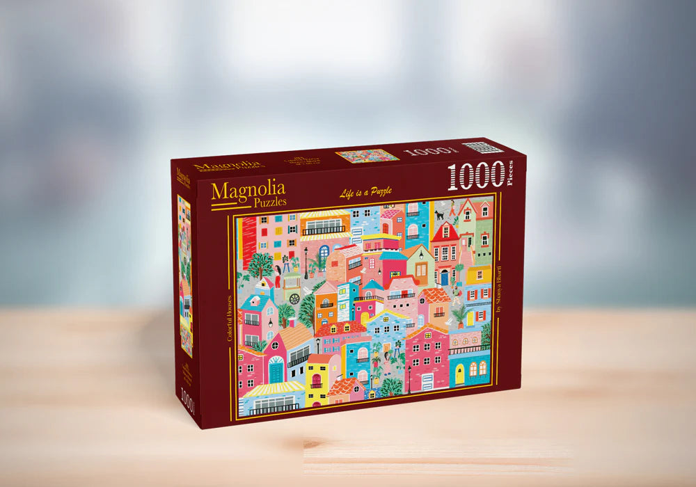 Maisons colorées (1000pcs)