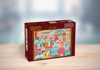Maisons colorées (1000pcs)