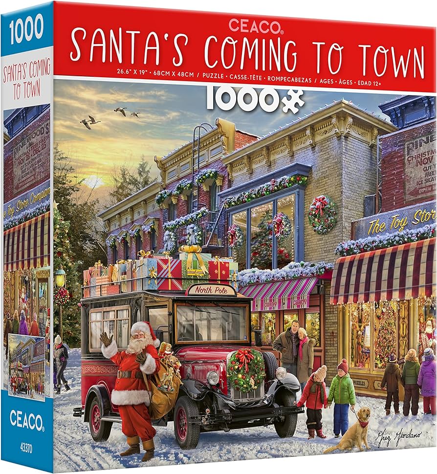 Classic Christmas - Santa's Coming to Town, Greg Giordano (1000pcs)
