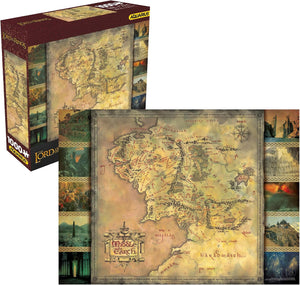 The Lord of the Rings - Middle Earth Map (1000pcs)