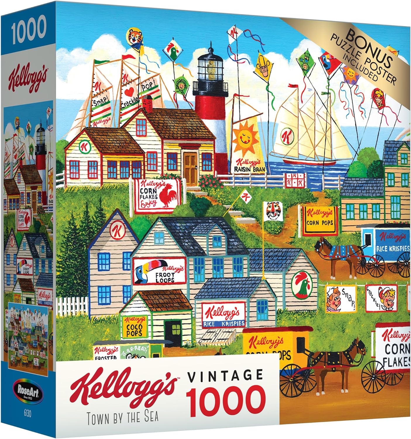 Vintage Kellogg's - Town by the Sea (1000pcs)