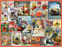 Graines de fleurs vintage PFG, 550pc (utilisation / utilisée - puzzles pour de bon)