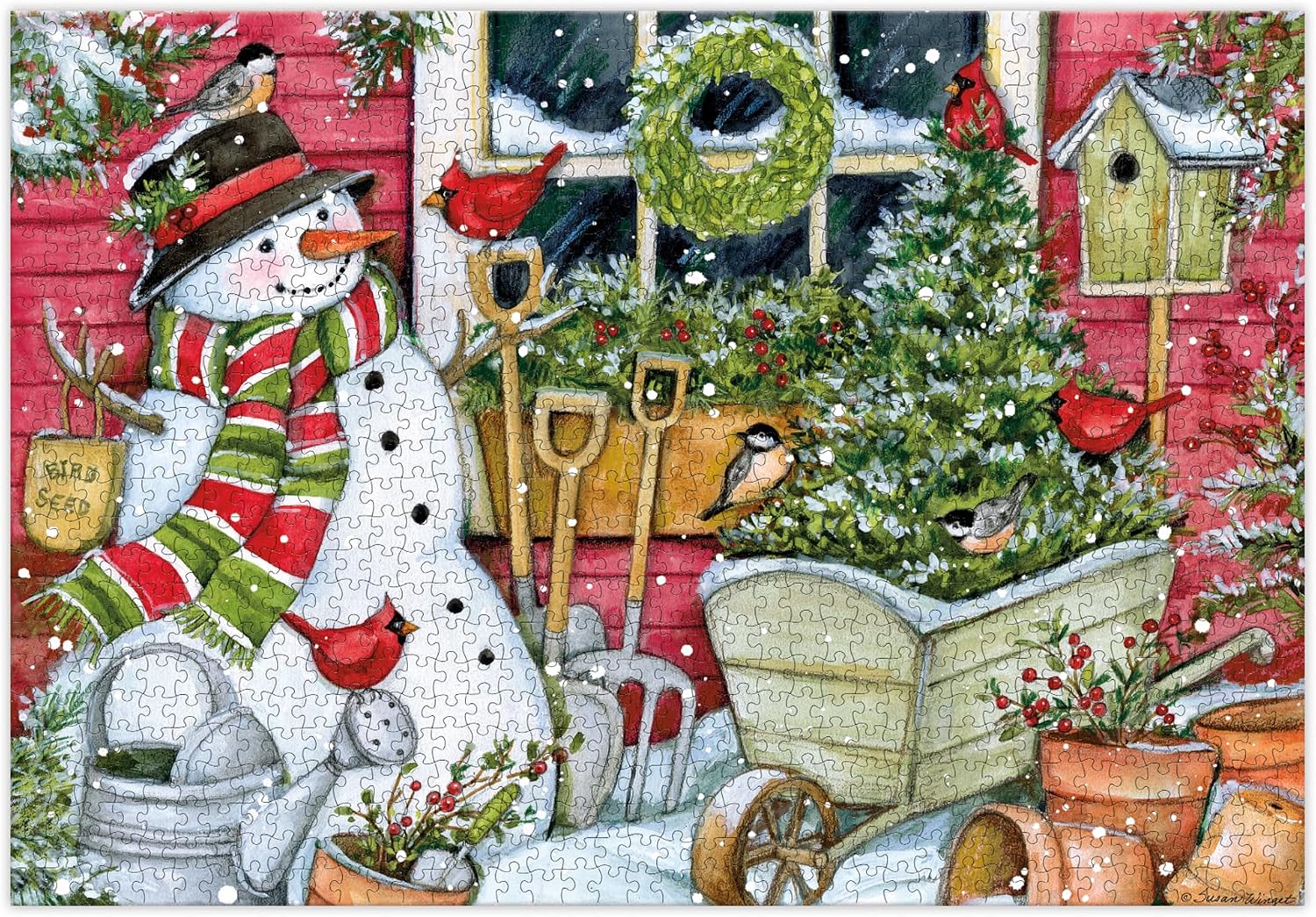 Snowman Winter Garden (1000pcs)