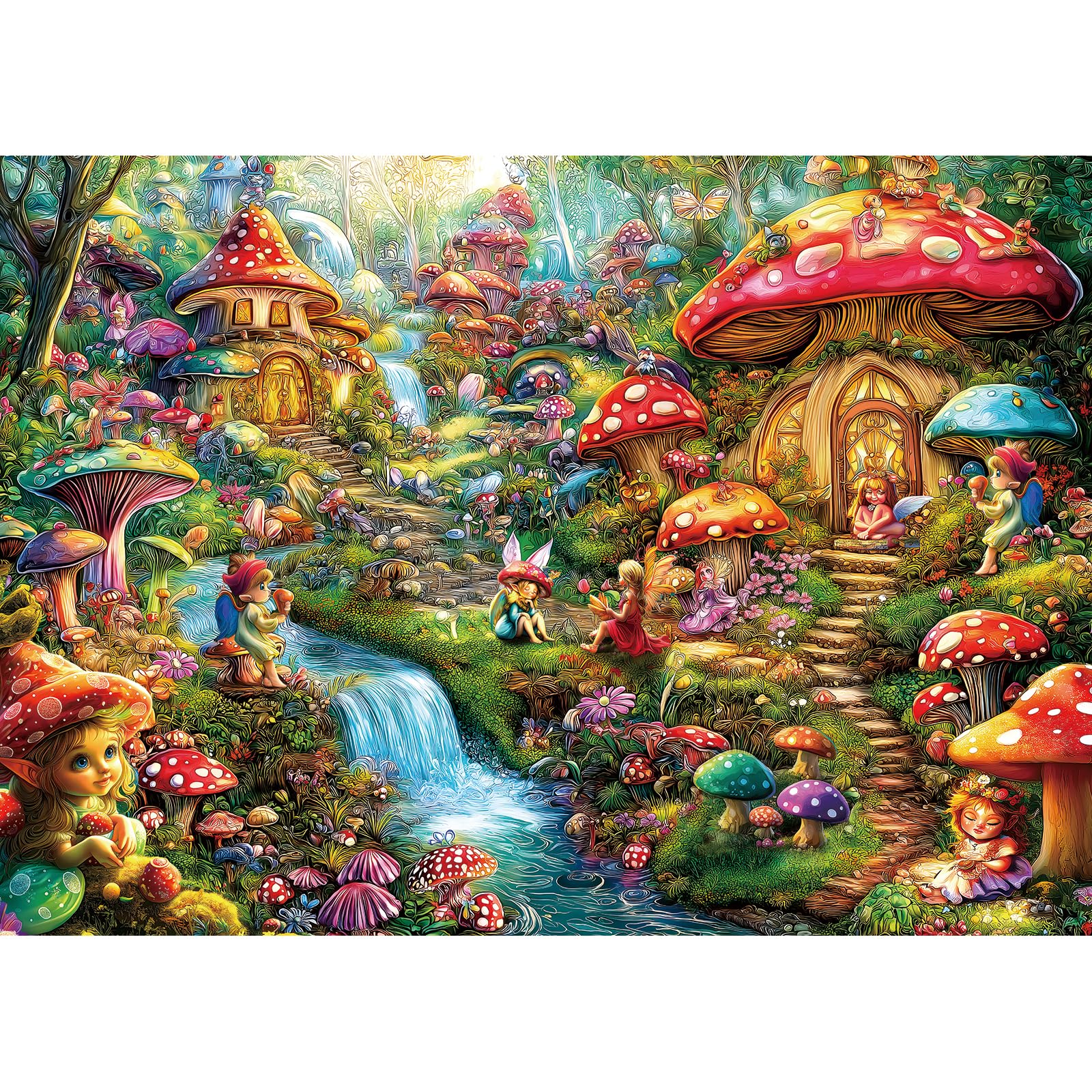 PFG Mushroom Magic Forest (1000pcs) (Usage/Used - PUZZLES FOR GOOD)