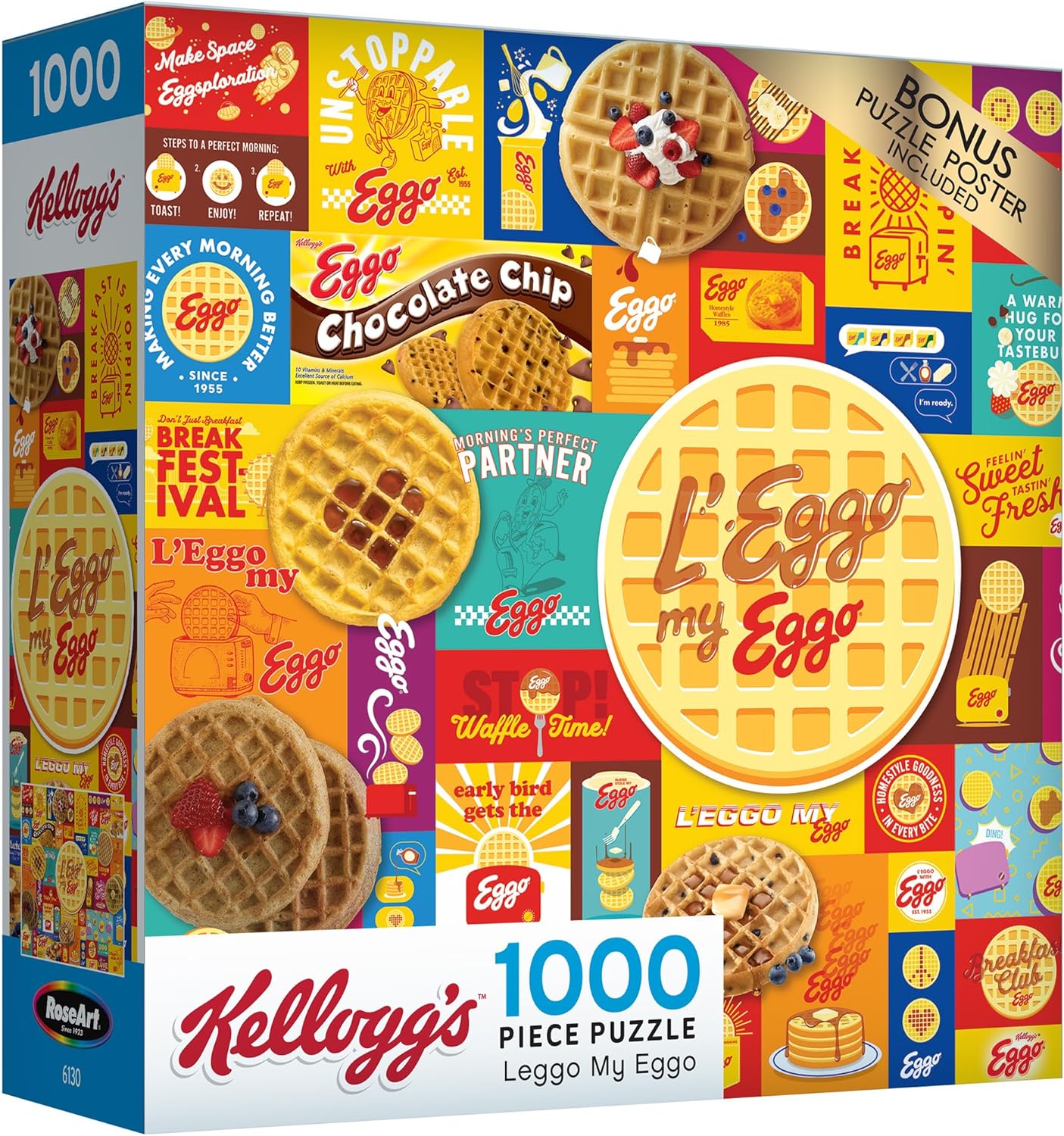 DMG Vintage Kellogg's - Leggo my Eggo (1000pcs) (DAMAGED BOX)