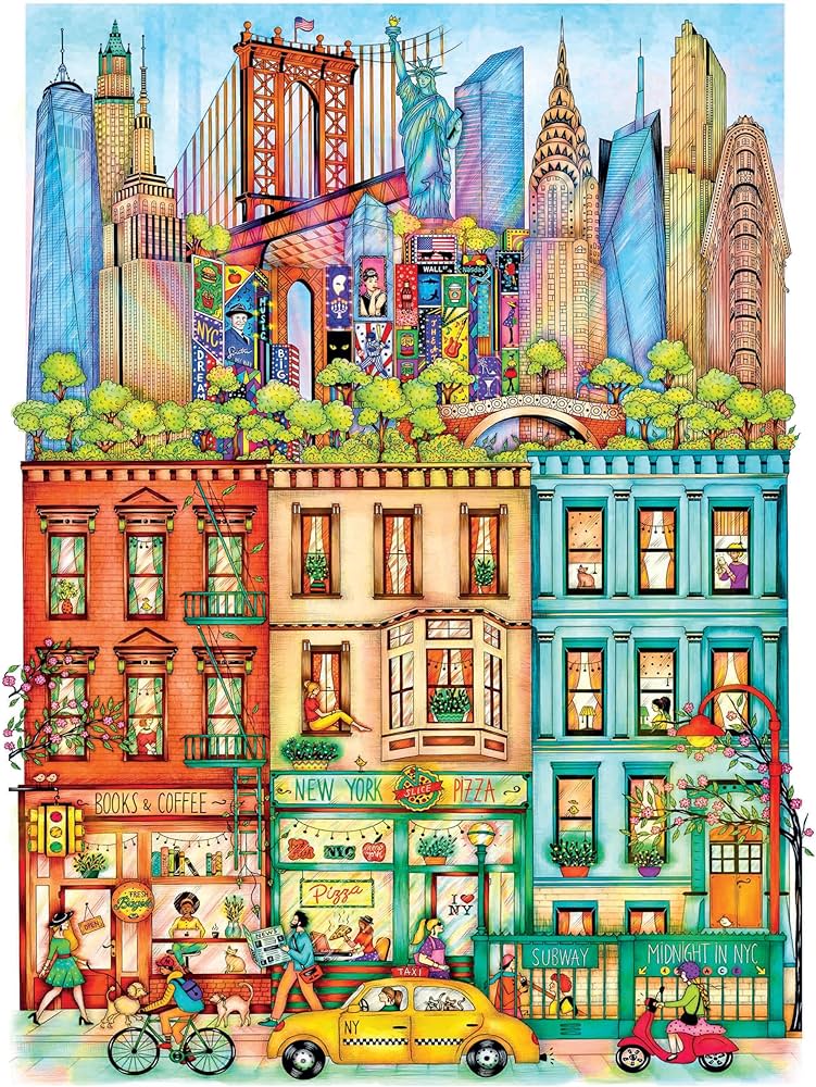 Cities at Midnight - New York, Madalina Tantareanu (1000pcs)