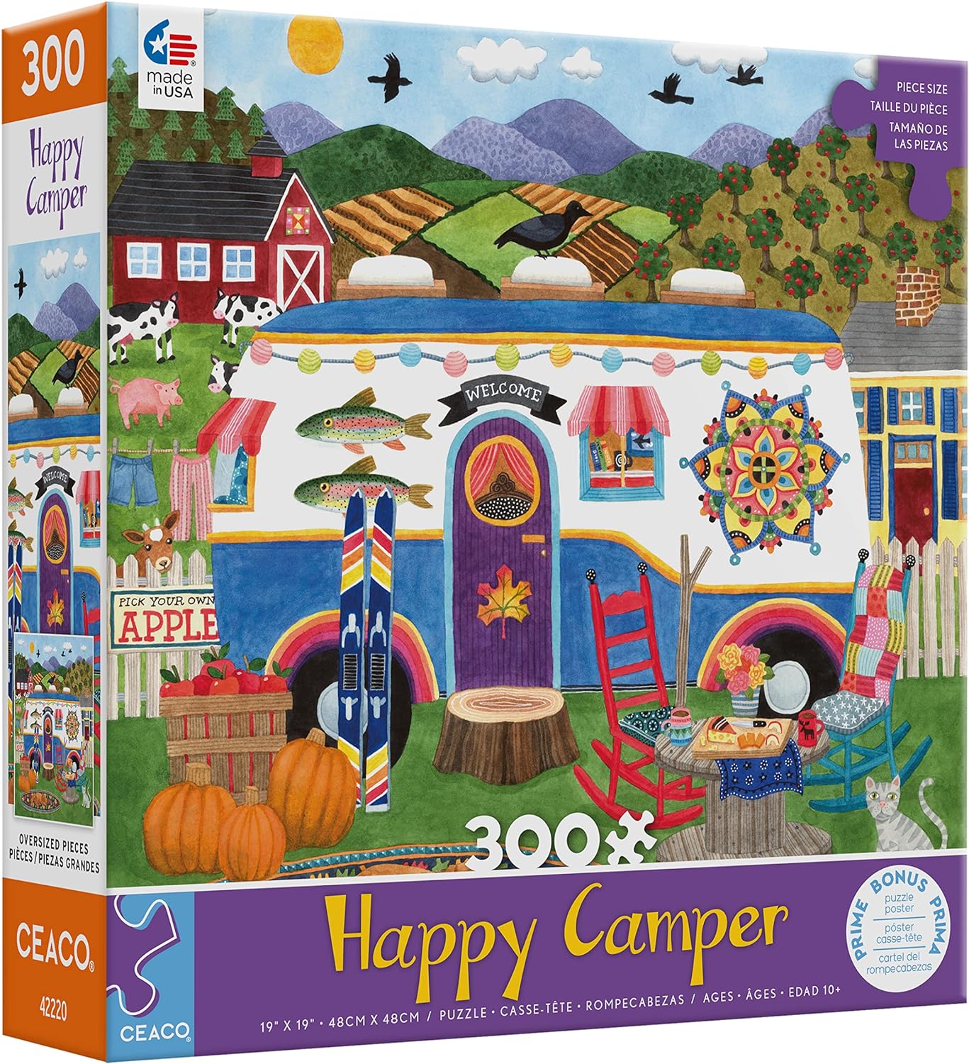 Happy Camper: Green Mountain (300pcs Oversized)
