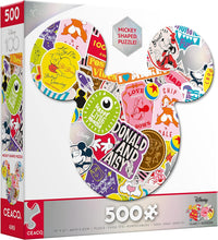 Disney - Puzzle en forme de visages heureux (500pcs)