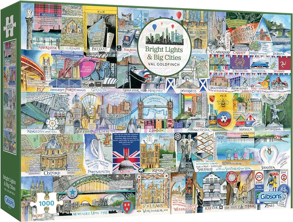 Bright Lights & Big Cities, Val Goldfinch (1000pcs)