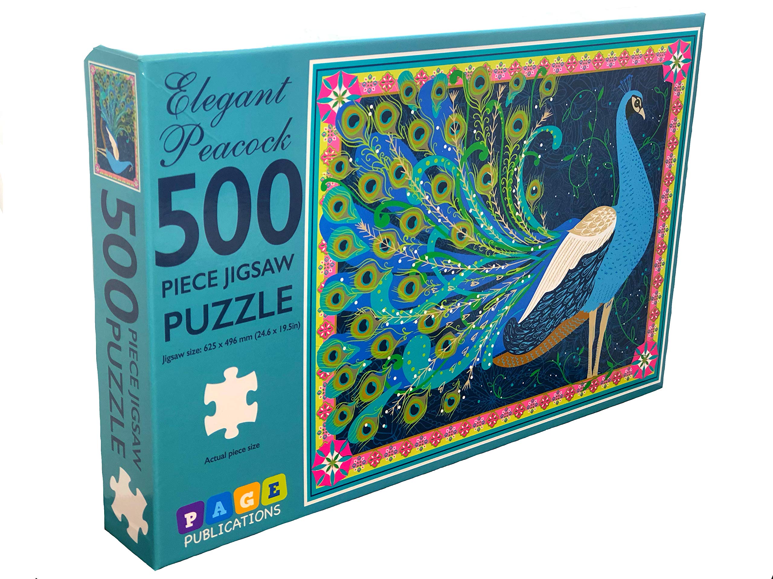 PFG Elegant Peacock (1000pcs) (Usage/Used - PUZZLES FOR GOOD)