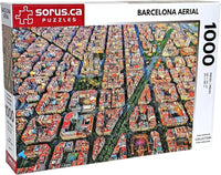 PFG Barcelone Aerial (1000pcs) (utilisation / utilisée - puzzles pour de bon)