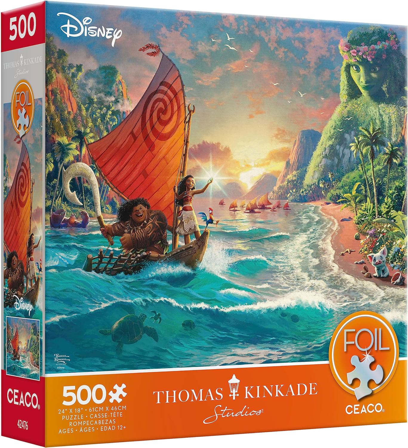 Disney 100 years - Foil Puzzle - Moana (500pcs)