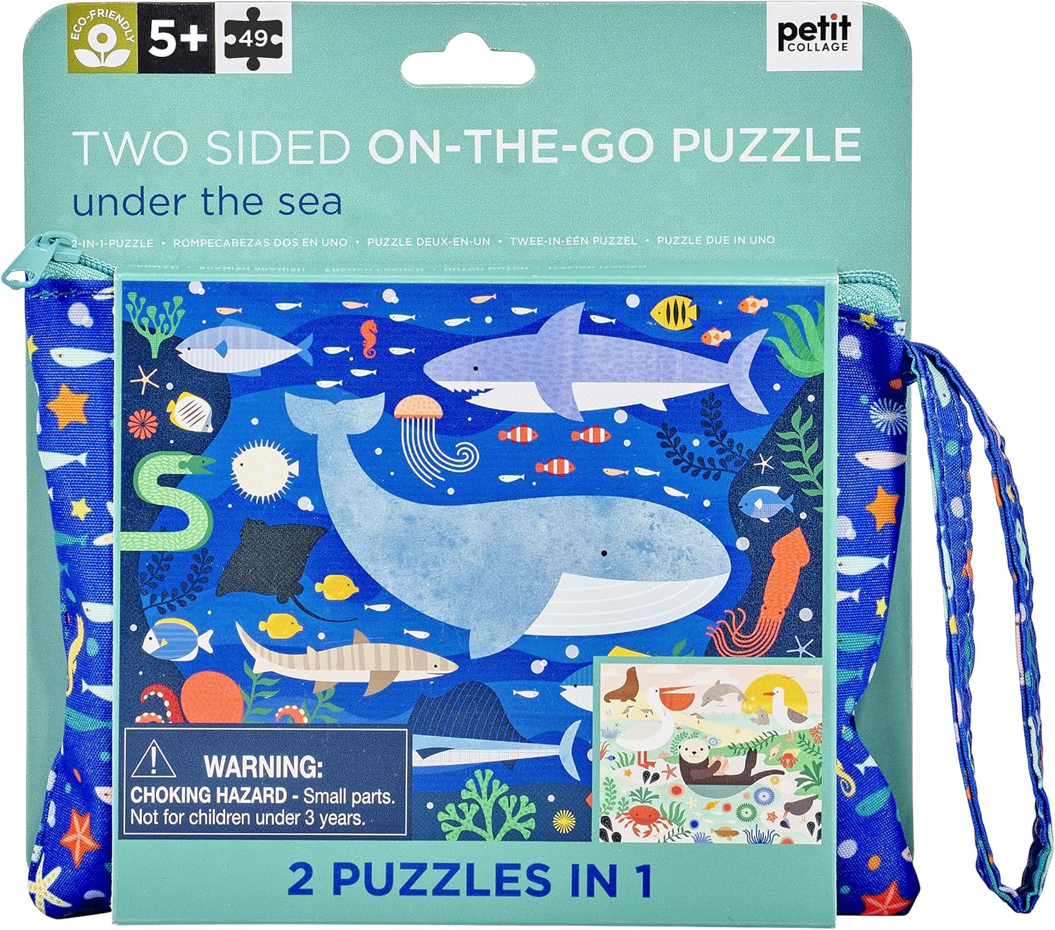 Under The Sea - Two Sided On-the-Go Puzzle (100pcs)