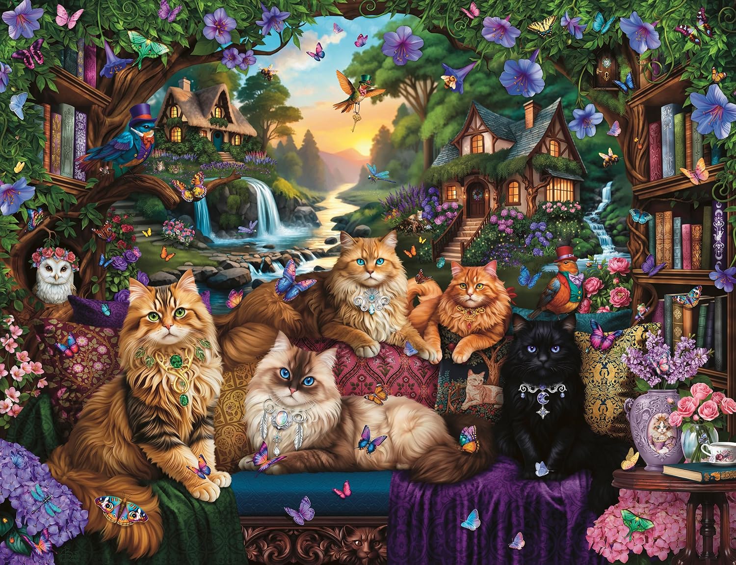 Ravensburger Le Cottage du Chat (2000 pièces)