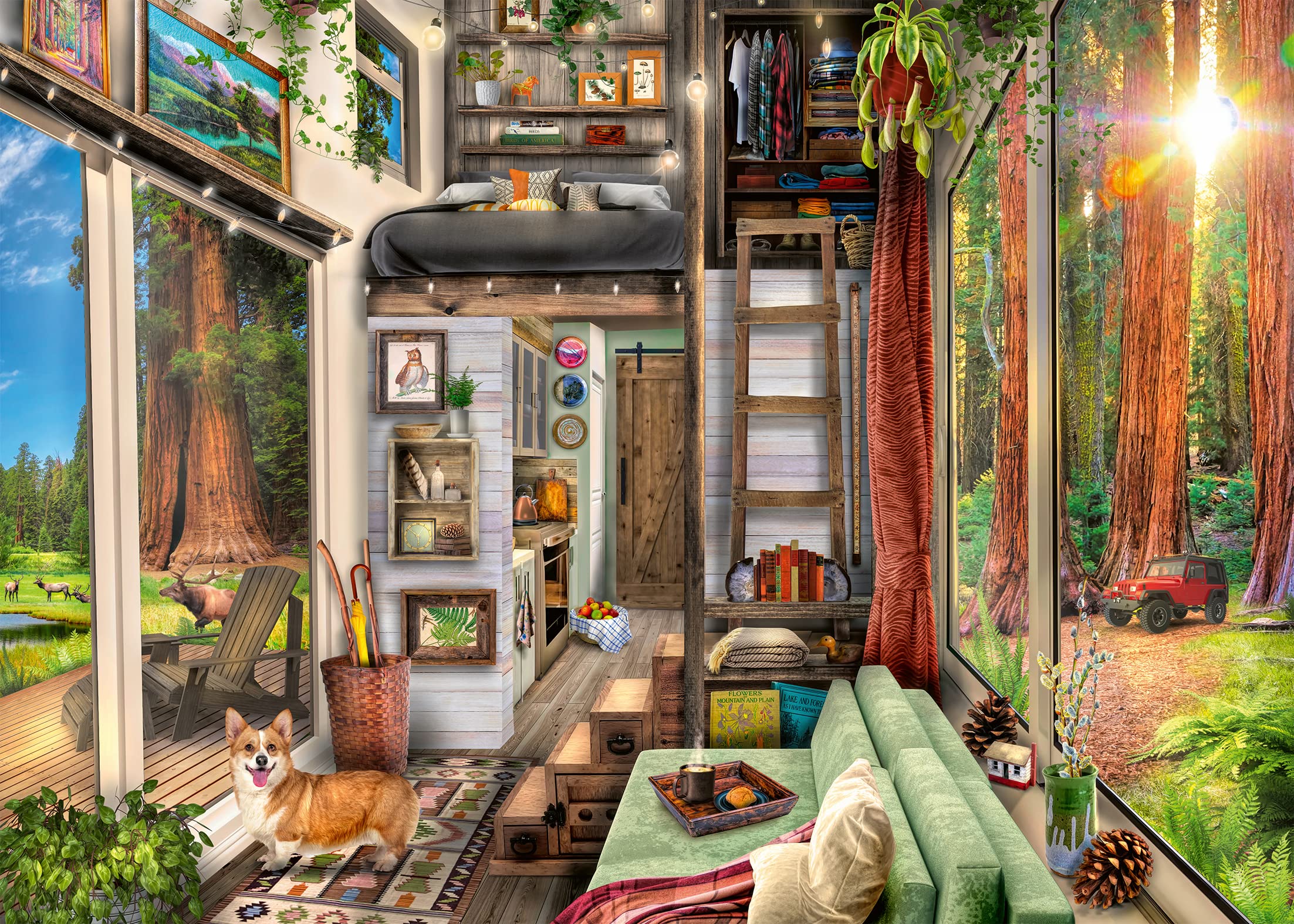 Ravensburger Redwood Forest Tiny House (1000pcs)