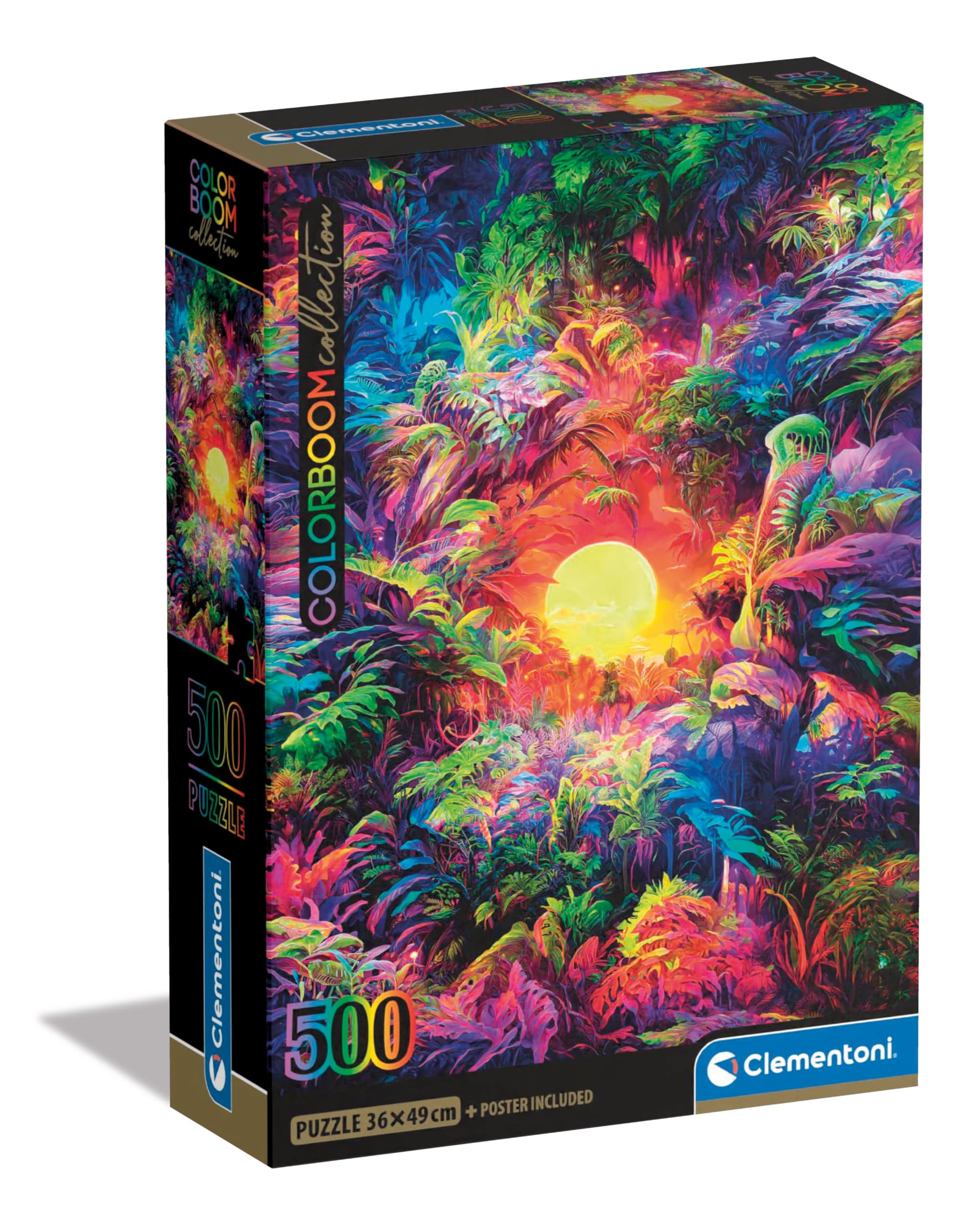 Colorboom - Lever de soleil psychédélique dans la jungle (500 pièces)
