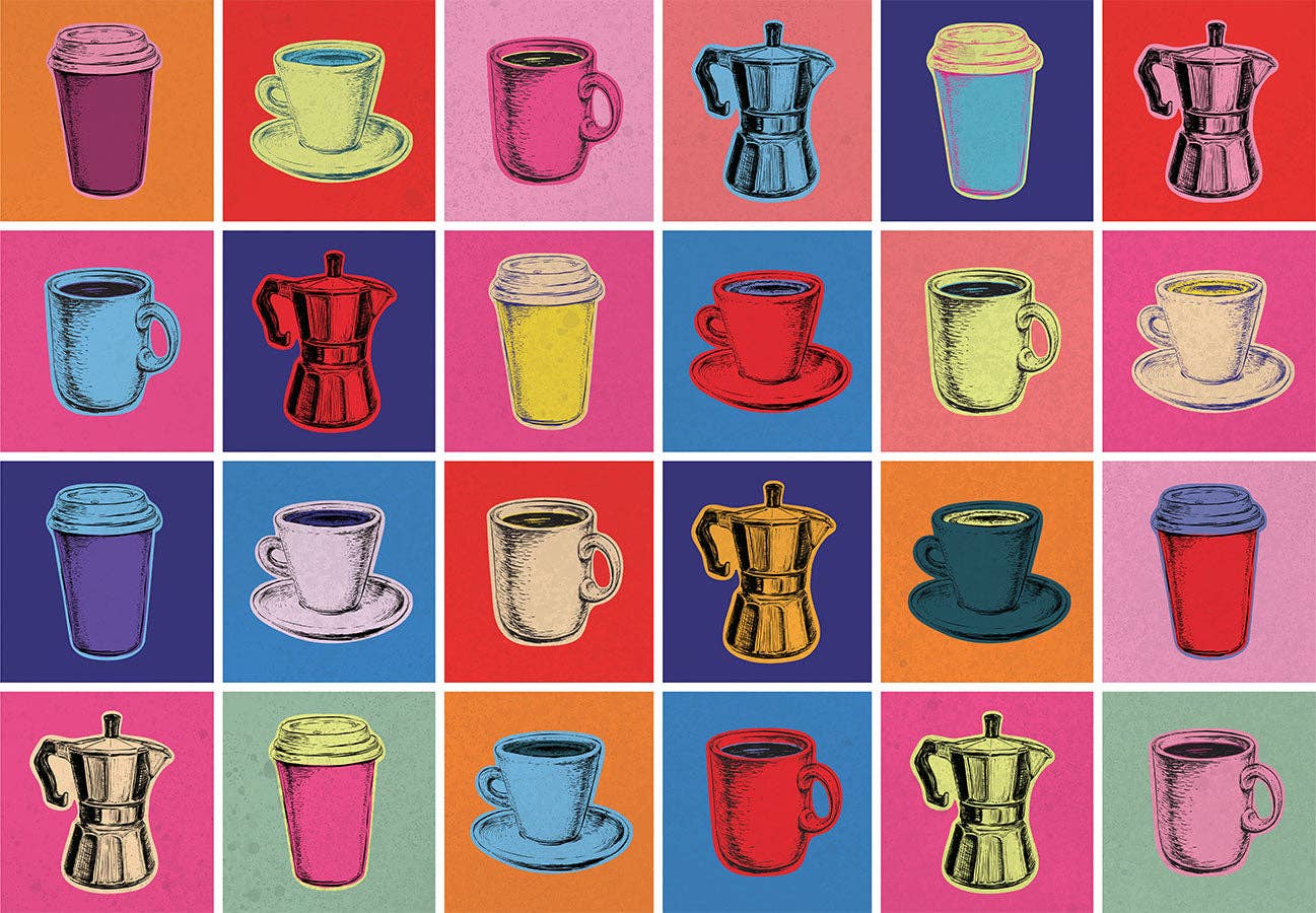 Pop Art Coffee (1000pcs)