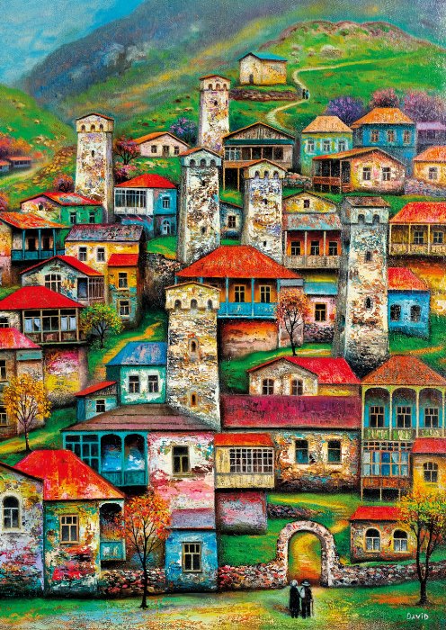 Beautiful Village – David Martiashvili (1000pcs)