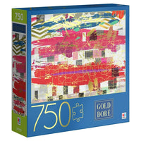 PFG Geo Grid - Gold Dore (Usage/Used - PUZZLES FOR GOOD)