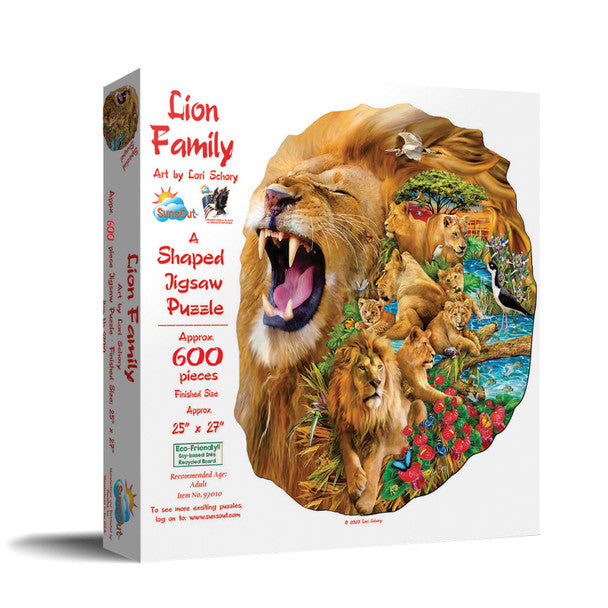 Shaped - Lion Family, Lori Schory (600pcs)