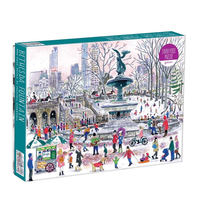 PFG Bethesda Fountain, Michael Storrings (1000pcs) (Usage/Used - PUZZLES FOR GOOD)
