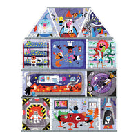 Maison sur Mars (en forme) (100pcs)