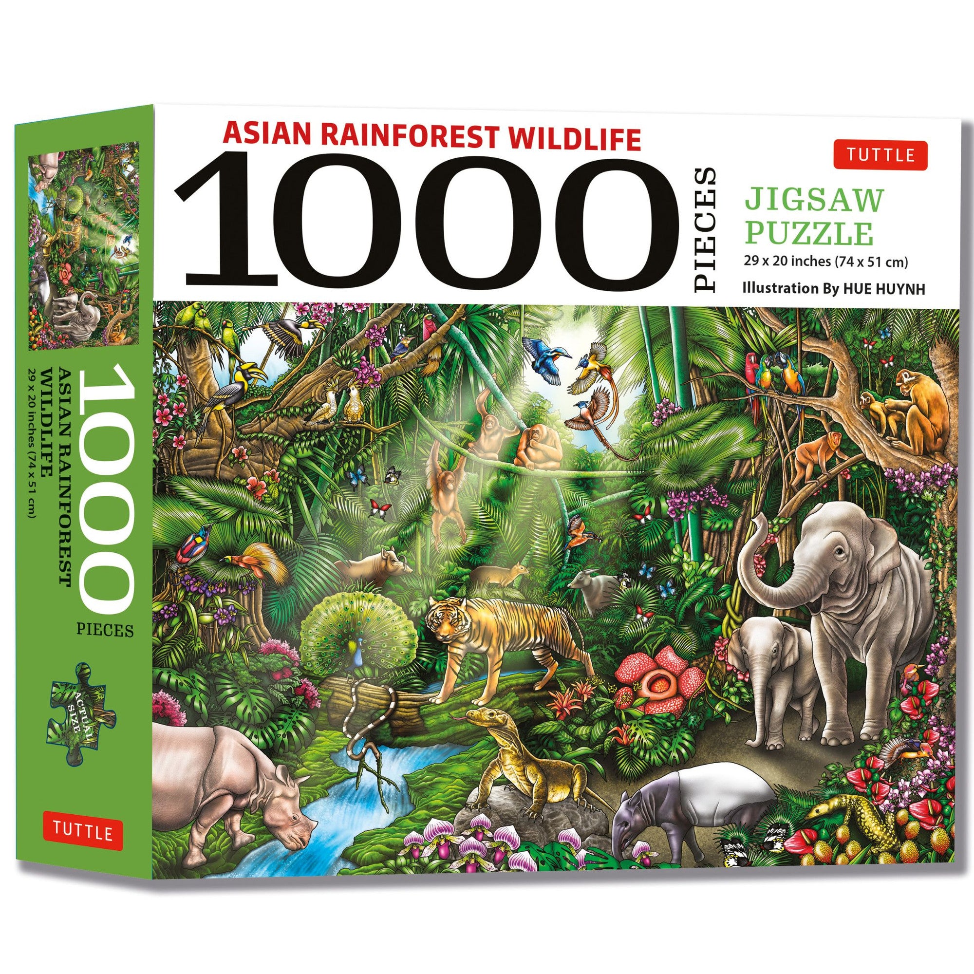 Faune de la forêt tropicale asiatique (1000 pièces)