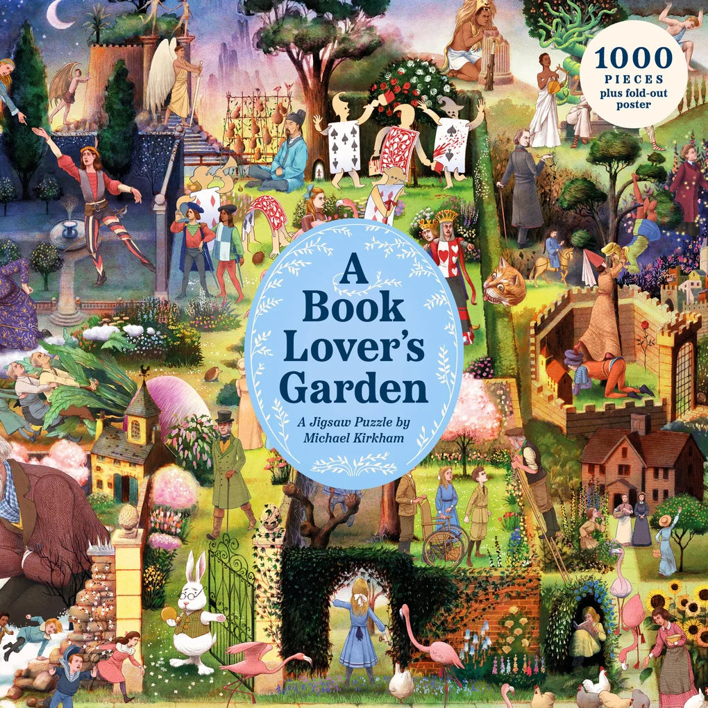Le jardin d'un amoureux des livres (1000 pièces)