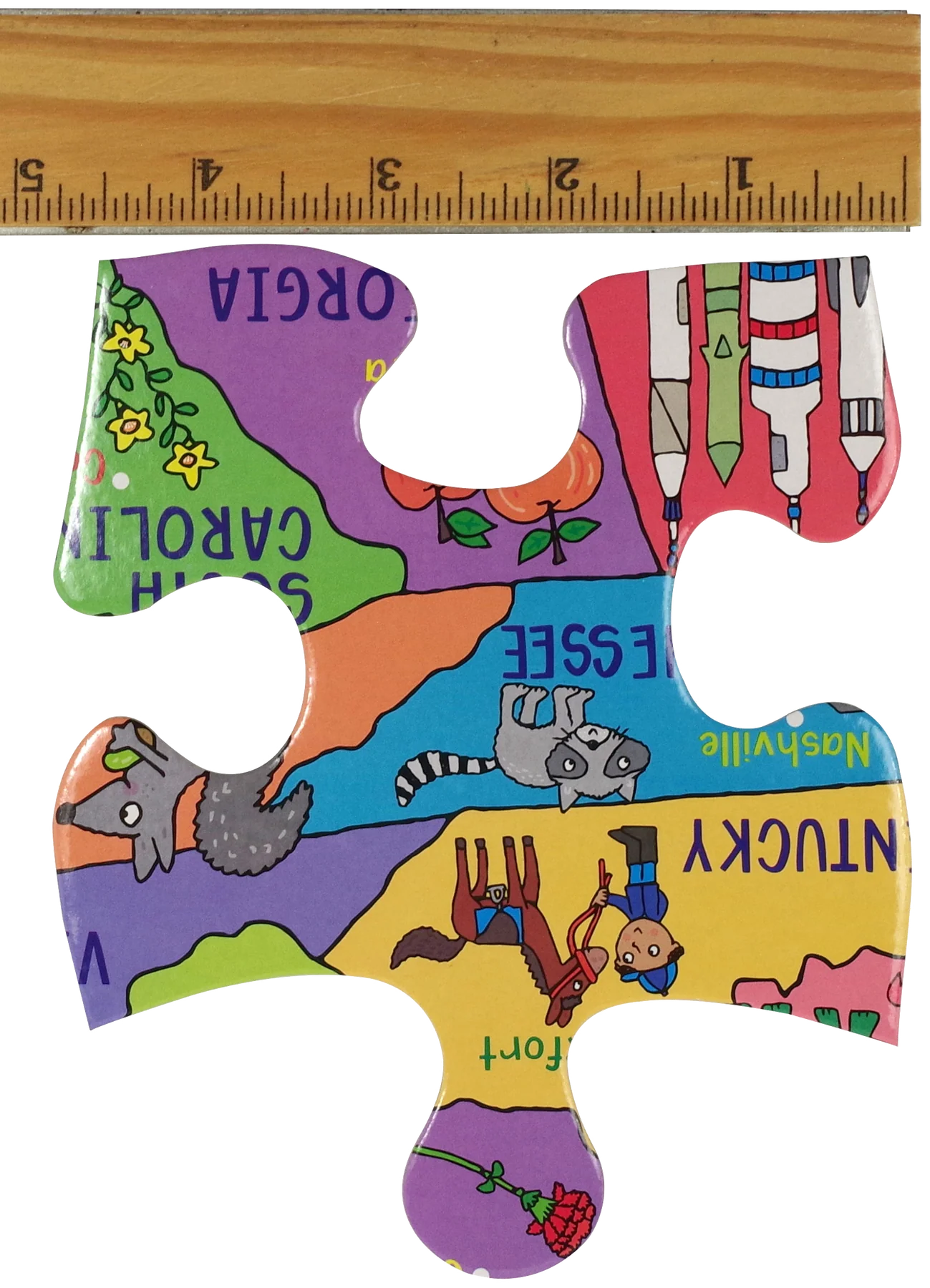 USA Map Floor Puzzle (48pcs)
