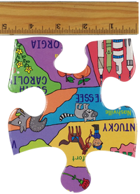 USA Map Floor Puzzle (48pcs)