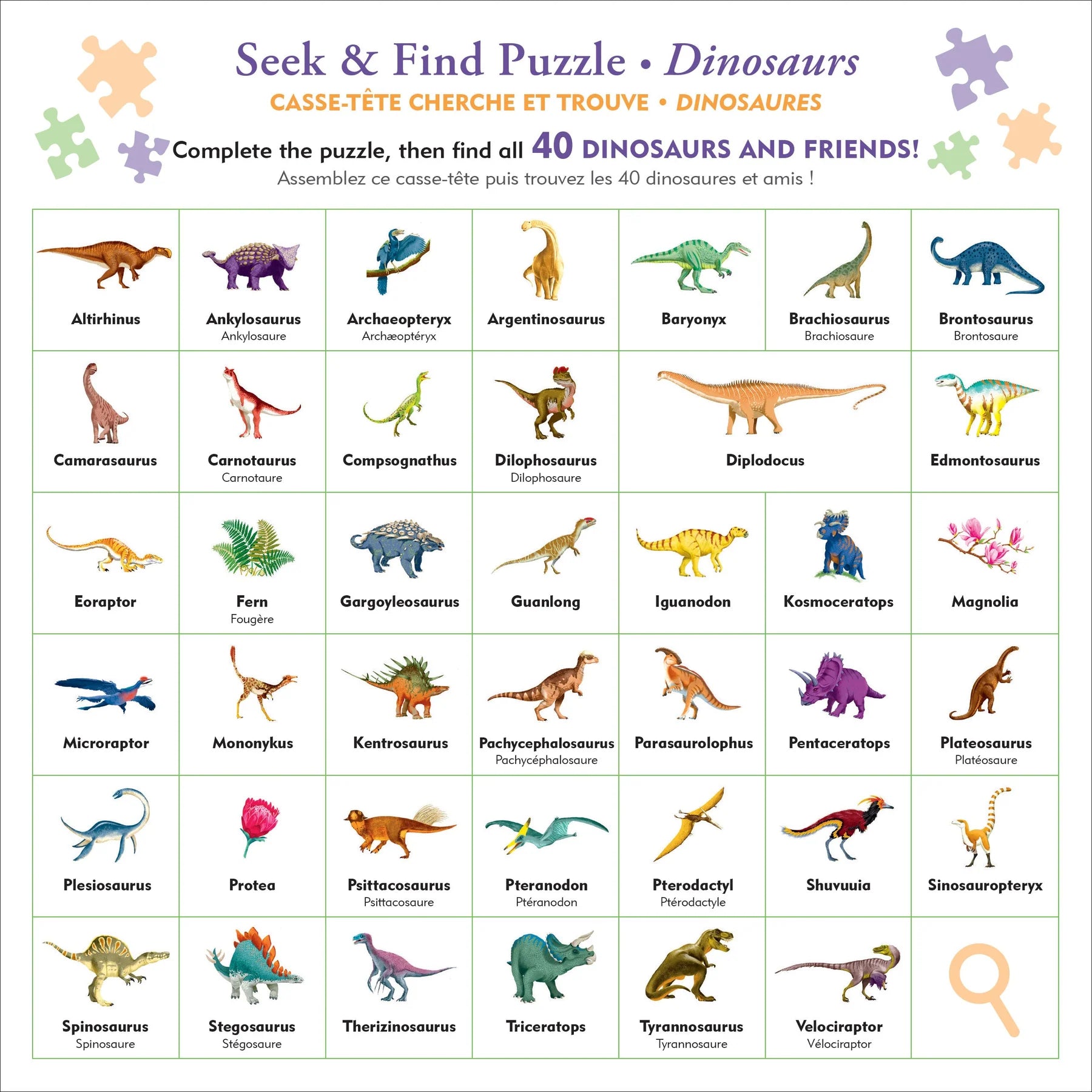 Seek & Find - Dinosaurs (100pcs)