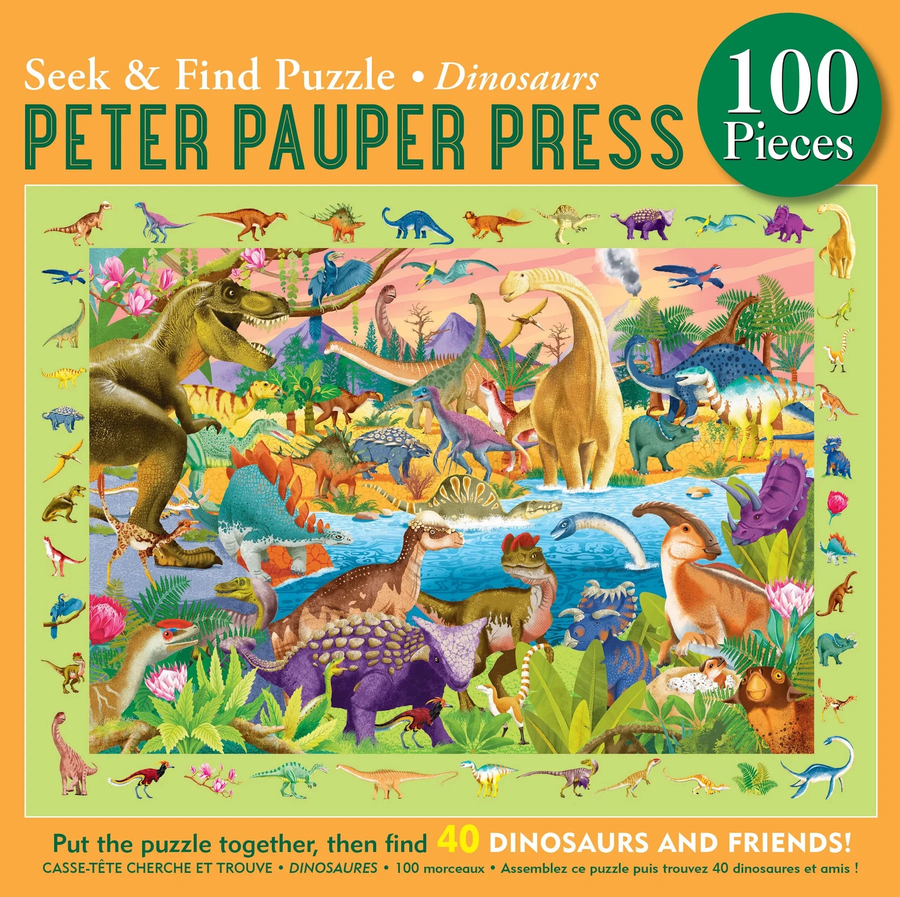 Seek & Find - Dinosaurs (100pcs)