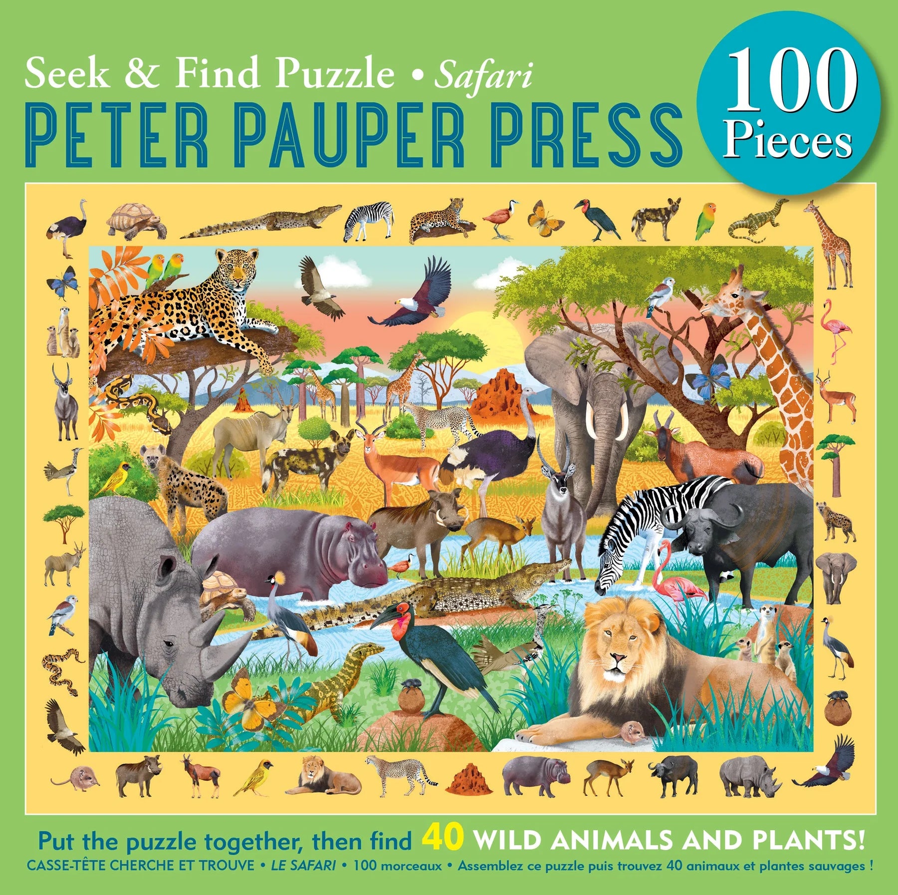 Seek & Find - Safari (100pcs)