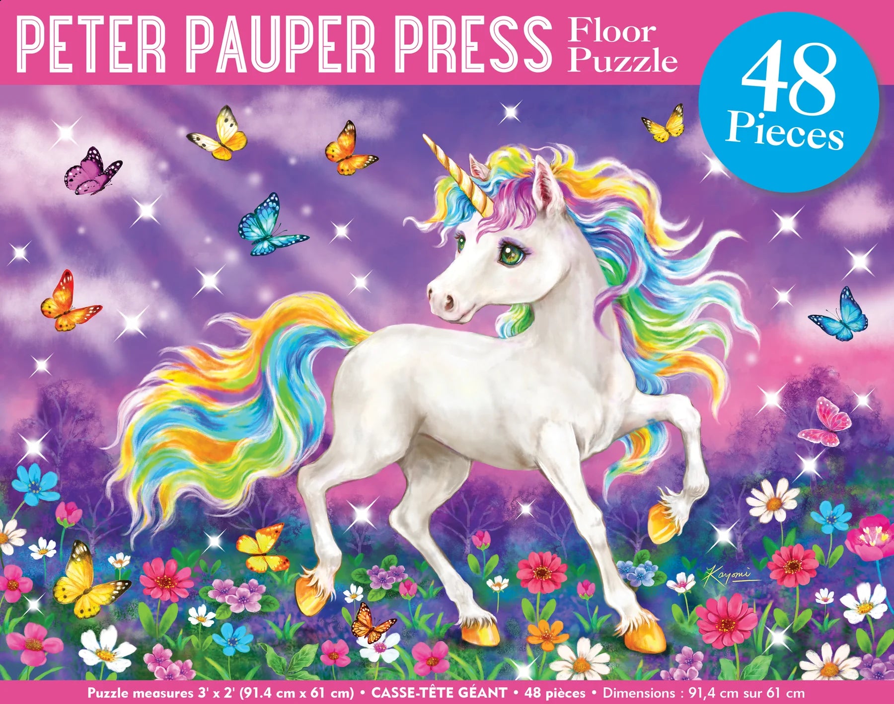 Unicorn World Floor Puzzle (48pcs)
