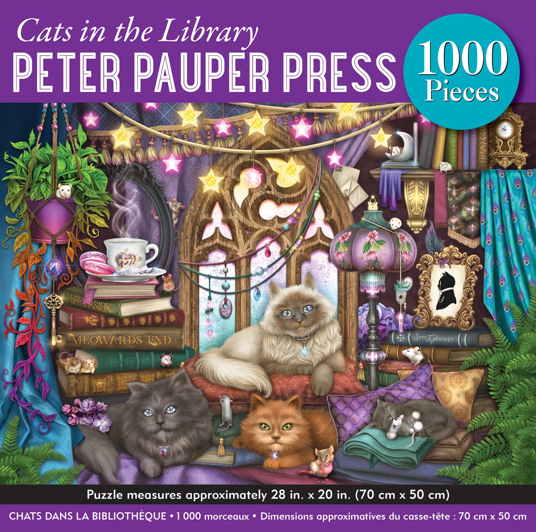 Cats in The Library (1000pcs)