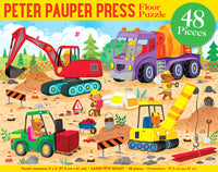 Construction Site Floor Puzzle (48pcs)
