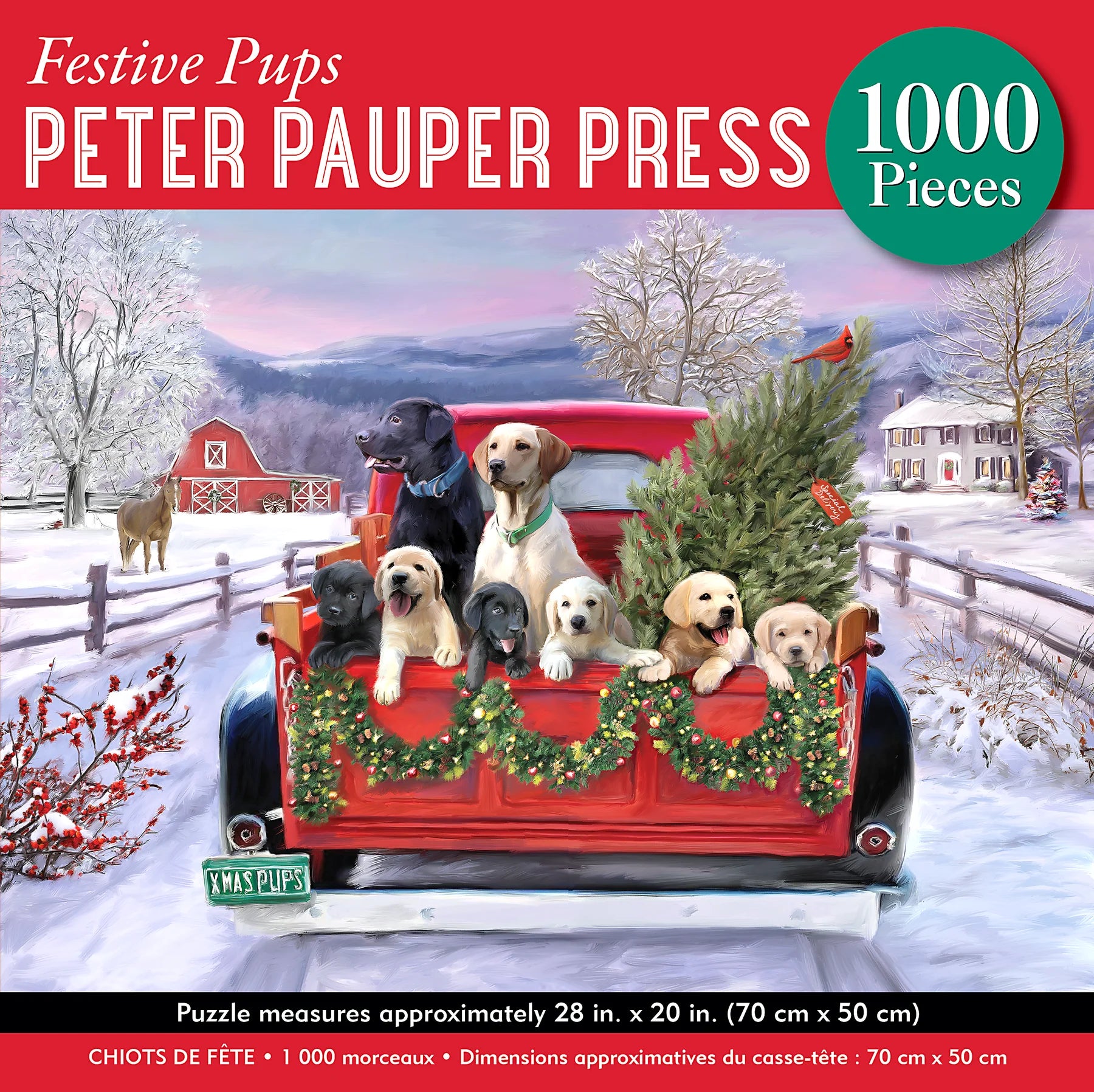 Festive Pups (1000pcs)