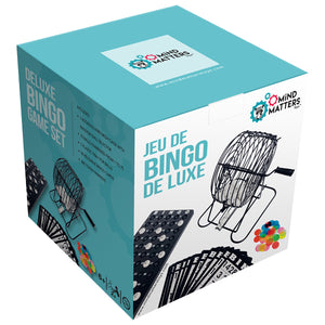 Jeu de bingo de luxe avec jetons et cartes 