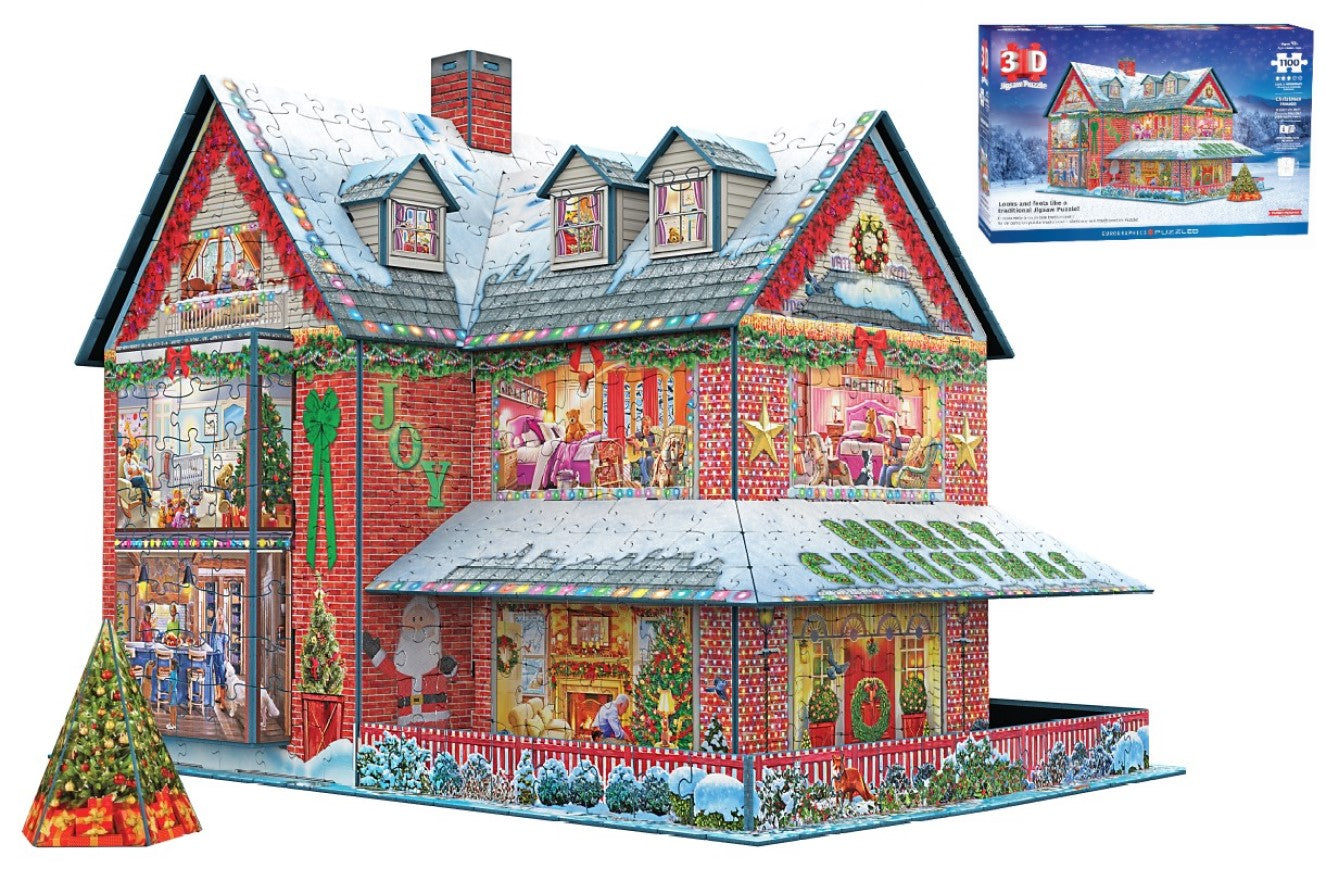 3D Christmas House