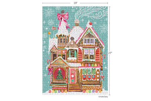 Gingerbread House (1000pcs) (GLITTER)