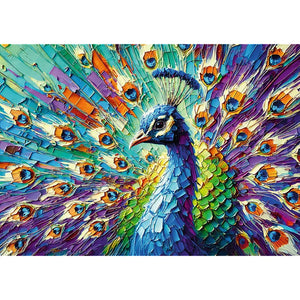 Colourful Peacock (1000pcs)