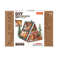 DIY Miniature House - A-Frame Cabin